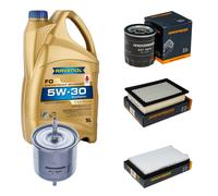 DENCKERMANN Controllo Set 5 L RAVENOL FO 5W-30 per Mazda Tribute 2.3 AWD