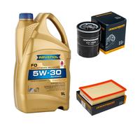 DENCKERMANN Controllo Set 5 L RAVENOL FO 5W-30 per Suzuki Wagon R+ 1.3 1.0