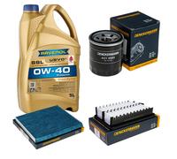 DENCKERMANN Controllo Set 5 L RAVENOL SSL 0W-40 per Hyundai i30 1.4
