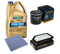 DENCKERMANN Controllo Set 5 L RAVENOL SSL 0W-40 per KIA Rio III 1.4 CVVT