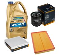 DENCKERMANN Controllo Set 5 L RAVENOL SSL 0W-40 per VW Fox 1.4