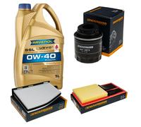 DENCKERMANN Controllo Set 5 L RAVENOL SSL 0W-40 per VW Jetta IV 1.6