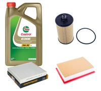 DENCKERMANN Controllo Set 5L CASTROL EDGE 5W-30 C3 Per Chevrolet Aveo