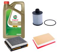 DENCKERMANN Controllo Set 5L CASTROL EDGE 5W-30 C3 Per Chevrolet Aveo