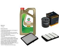 Denckermann Controllo Set 5L castrol edge 5W-30 C3 per Chevrolet Nubira Amore