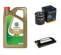 DENCKERMANN Controllo Set 5L CASTROL EDGE 5W-30 C3 Per Chevrolet Spark 1.0