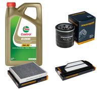 DENCKERMANN Controllo Set 5L CASTROL EDGE 5W-30 C3 Per Chevrolet Spark 1.0