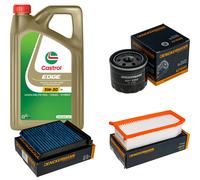 DENCKERMANN Controllo Set 5L CASTROL EDGE 5W-30 C3 Per Dacia Duster