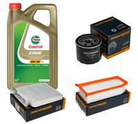 DENCKERMANN Controllo Set 5L CASTROL EDGE 5W-30 C3 Per Dacia Duster