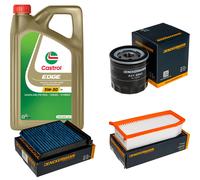 DENCKERMANN Controllo Set 5L CASTROL EDGE 5W-30 C3 Per Dacia Duster