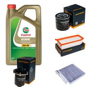 DENCKERMANN Controllo Set 5L CASTROL EDGE 5W-30 C3 Per Dacia Duster