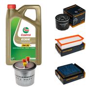 DENCKERMANN Controllo Set 5L CASTROL EDGE 5W-30 C3 Per Dacia Duster