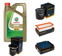 DENCKERMANN Controllo Set 5L CASTROL EDGE 5W-30 C3 Per Dacia Duster