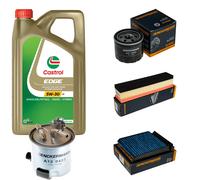 DENCKERMANN Controllo Set 5L CASTROL EDGE 5W-30 C3 Per Dacia Logan MCV 1.5