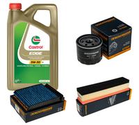 DENCKERMANN Controllo Set 5L CASTROL EDGE 5W-30 C3 Per Dacia Logan MCV 1.5