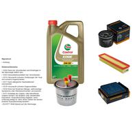 Denckermann Controllo Set 5L castrol edge 5W-30 C3 per Dacia Logan MCV 1.5