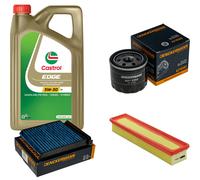 DENCKERMANN Controllo Set 5L CASTROL EDGE 5W-30 C3 Per Dacia Logan MCV 1.5