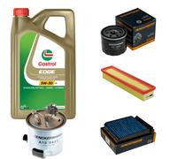 DENCKERMANN Controllo Set 5L CASTROL EDGE 5W-30 C3 Per Dacia Logan MCV 1.5