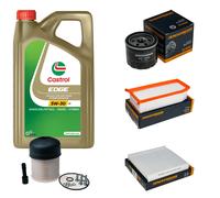 DENCKERMANN Controllo Set 5L CASTROL EDGE 5W-30 C3 Per Dacia Logan MCV II