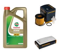 DENCKERMANN Controllo Set 5L CASTROL EDGE 5W-30 C3 Per Daihatsu Sirion 1.3