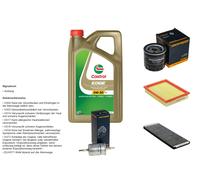 Denckermann Controllo Set 5L castrol edge 5W-30 C3 per di Opel Combinato 1.4