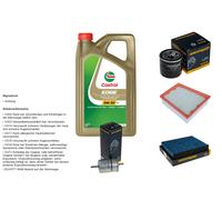 Denckermann Controllo Set 5L castrol edge 5W-30 C3 per di Renault Scénic