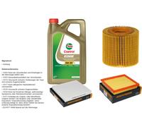 Denckermann Controllo Set 5L castrol edge 5W-30 C3 per di Toyota