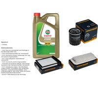 Denckermann Controllo Set 5L castrol edge 5W-30 C3 per di Toyota Aygo