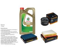 Denckermann Controllo Set 5L castrol edge 5W-30 C3 per Diodi per Renault Grand