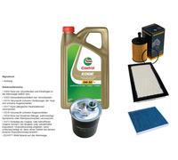 Denckermann Controllo Set 5L castrol edge 5W-30 C3 per Dodge