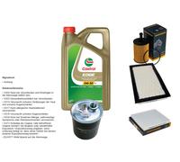 Denckermann Controllo Set 5L castrol edge 5W-30 C3 per Dodge Caliber