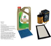 Denckermann Controllo Set 5L castrol edge 5W-30 C3 per Dodge Calibro