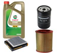 DENCKERMANN Controllo Set 5L CASTROL EDGE 5W-30 C3 Per Fiat Doblo 1.6 16V