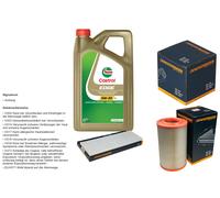 Denckermann Controllo Set 5L castrol edge 5W-30 C3 per Fiat Ducato Autobus
