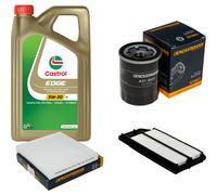 DENCKERMANN Controllo Set 5L CASTROL EDGE 5W-30 C3 Per Honda Accord VII 2.0