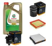 DENCKERMANN Controllo Set 5L CASTROL EDGE 5W-30 C3 Per Honda CR-V I 2.0 16V