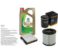 Denckermann Controllo Set 5L castrol edge 5W-30 C3 per Honda Cr-V II