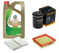 DENCKERMANN Controllo Set 5L CASTROL EDGE 5W-30 C3 Per Honda HR-V 1.6 16V