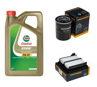 DENCKERMANN Controllo Set 5L CASTROL EDGE 5W-30 C3 Per Honda Jazz II
