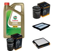 DENCKERMANN Controllo Set 5L CASTROL EDGE 5W-30 C3 Per Hyundai I10 1.1