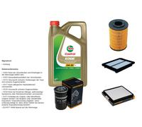 Denckermann Controllo Set 5L castrol edge 5W-30 C3 per Hyundai i10
