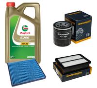 DENCKERMANN Controllo Set 5L CASTROL EDGE 5W-30 C3 Per Hyundai I30 1.4 MPI