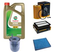 DENCKERMANN Controllo Set 5L CASTROL EDGE 5W-30 C3 Per Hyundai I30 1.6 CDI