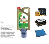 Denckermann Controllo Set 5L castrol edge 5W-30 C3 per Hyundai i30 Combi