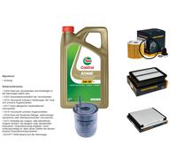 Denckermann Controllo Set 5L castrol edge 5W-30 C3 per Hyundai i30 Familiare 1.6