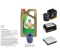 Denckermann Controllo Set 5L castrol edge 5W-30 C3 per Hyundai Kona 1.6