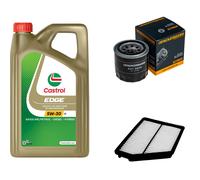 DENCKERMANN Controllo Set 5L CASTROL EDGE 5W-30 C3 Per Hyundai Matrix 1.6