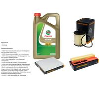 Denckermann Controllo Set 5L castrol edge 5W-30 C3 per Interruttore Opel