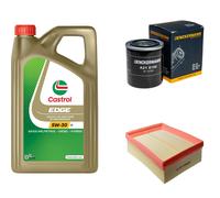DENCKERMANN Controllo Set 5L CASTROL EDGE 5W-30 C3 Per KIA Carens III 2.0