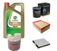 DENCKERMANN Controllo Set 5L CASTROL EDGE 5W-30 C3 Per KIA Carens III 2.0